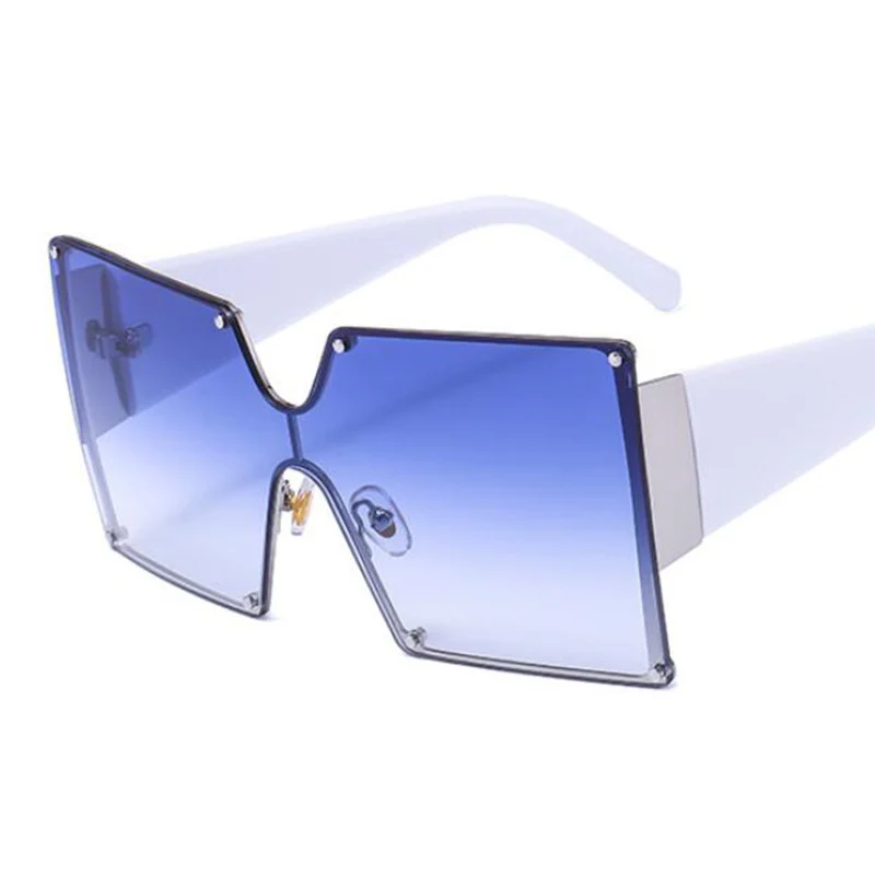 Женские солнцезащитные очки 2020 женские квадратные градиентные модные брендовые