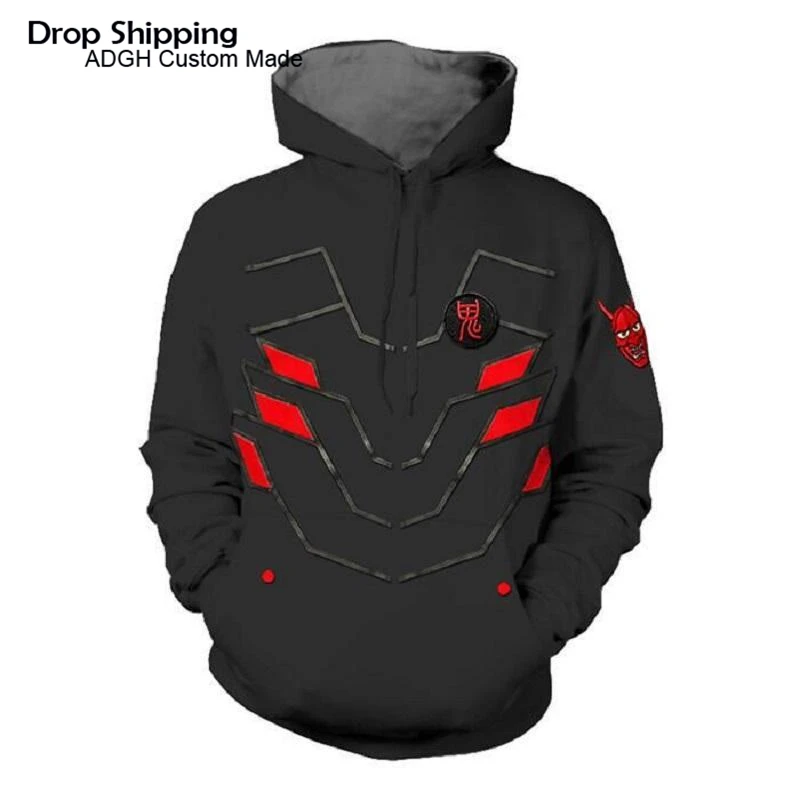 Горячая игра OW Толстовка D. va Reaper Genji Sombra SOLDIER: 76 Harajuku 3D толстовки с принтом для