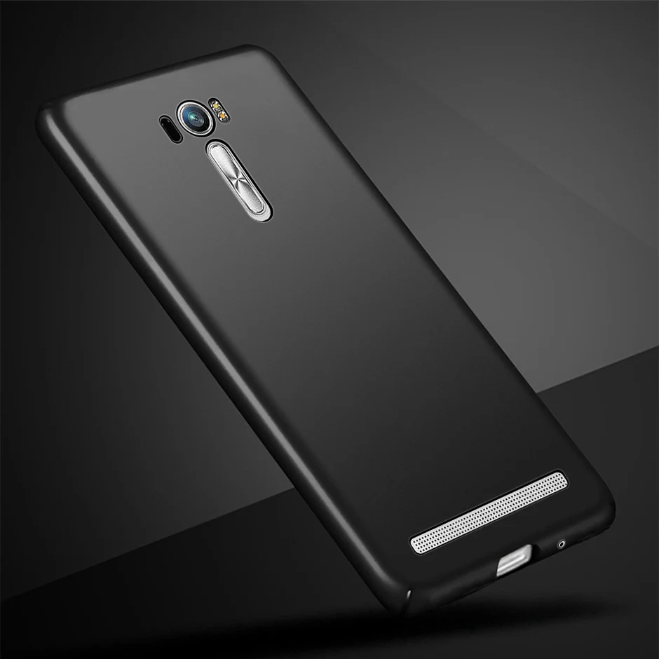Black Для Asus ZenFone 2 Laser ZE500KL чехол 5,0 Тонкий Жесткий PC матовый чехол для телефона для Asus ZenFone 2 Laser ZE500KL Z00ED задняя крышка бампер - Цвет: Black
