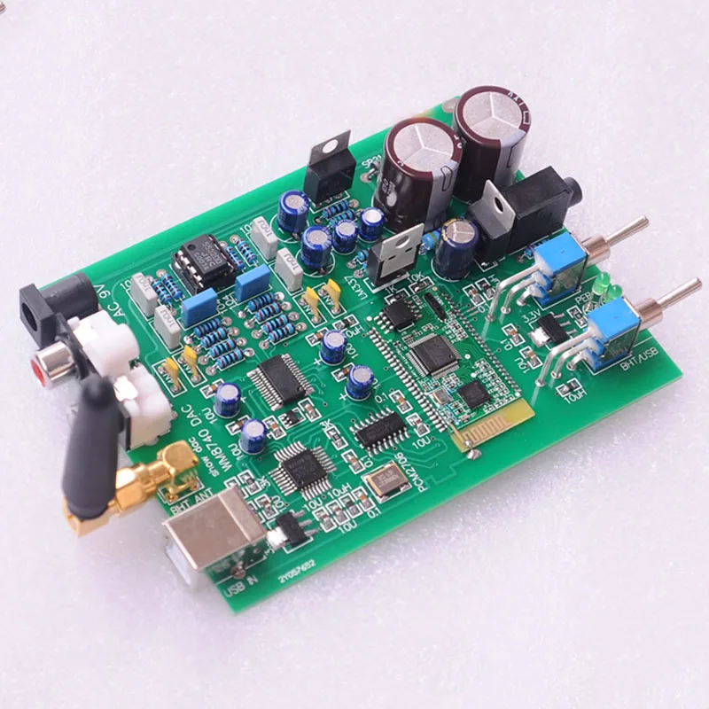 HIFI с Bluetooth-совместимым WM8740 PCM2706 USB плата декодирования Android OTG поддержка гарнитуры