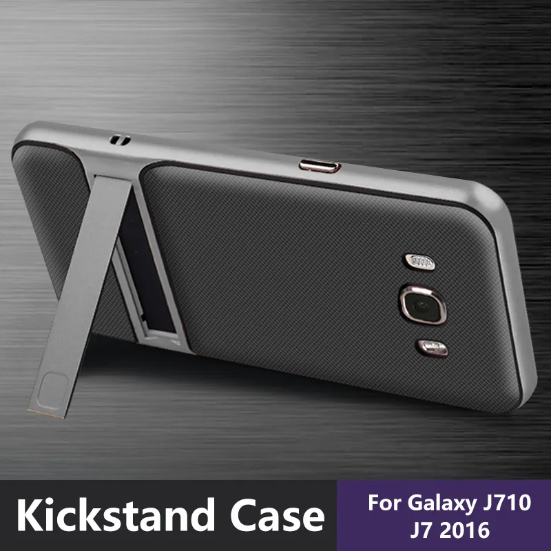 Чехол для телефона Samsung J710 Hybric PC + TPU Armor Kick Stand Ультратонкий Роскошный чехол J7 2016