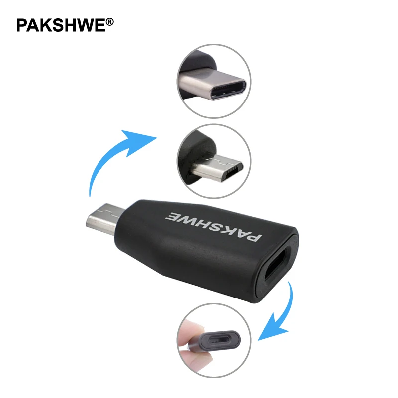 Адаптер зарядки и синхронизации для кабеля Lightning устройств Micro USB Type C