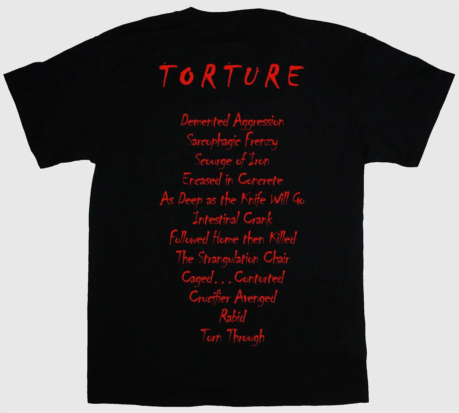 Cannibal Corpse-Torture-дэт-метал группа-Deicide футболка-Размеры: от S до 7XL Классическая