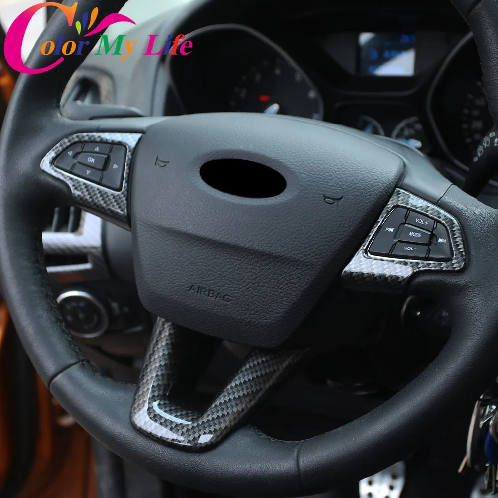 Цветные наклейки для украшения руля из АБС пластика My Life на рулевое колесо Ford New