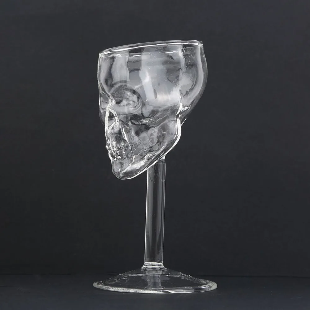 75ML High Temperature Resistance Skull-Shaped Glass Cup Transparent Whiskey Drinking Home Night Club Decorate Mug | Дом и сад