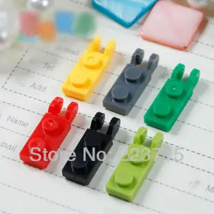

Free Shipping!50pcs*Plate 1X2 W/Fork/Vertical/End* DIY enlighten block bricks,Compatible With Assembles Particles