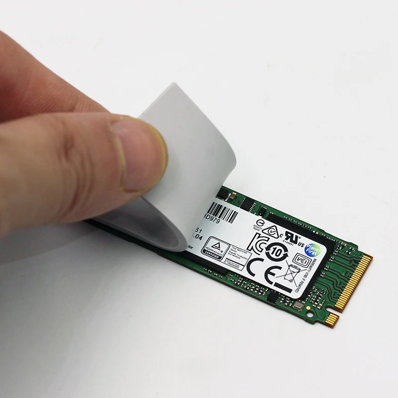 

1 шт. 70 мм * 22 мм * 2 мм, термальная прокладка, высококачественный теплоотвод GPU для процессора, охлаждающая проводящая силиконовая прокладка