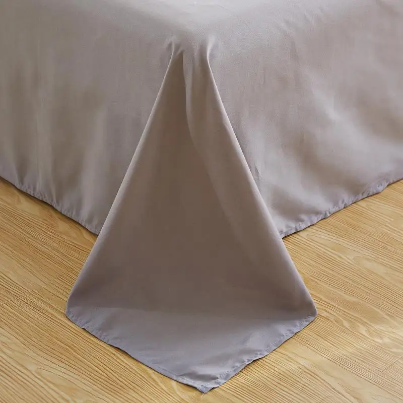 

High Quality Textile Solid Color Double Fight Skin Soft 3 Sets 4pcs Bedding Sets Duvet Cover Bed Linen Bed Sheet Pillowcase