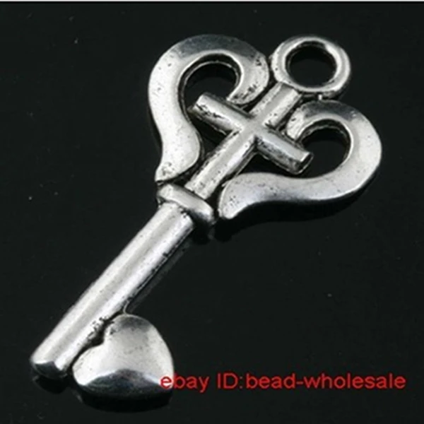 OMH Оптовая продажа 20 шт. бронзовая Корона/Сердце/Череп основные выводы подвески U