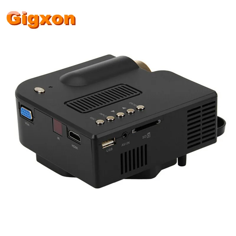 Gigxon-G28 + Новый Портативный Мини СВЕТОДИОДНЫЙ Проектор Кинотеатр UC28 домашнего