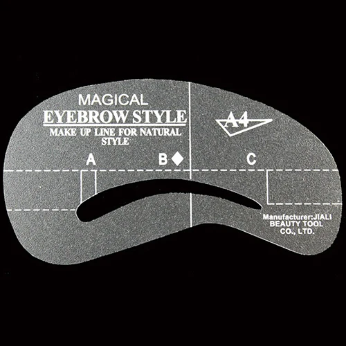 24 стиля/набор трафарет для бровей многоразового использования формирование