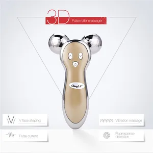 3D роликовый массажер для лица с V-образным циферблатом, устройство для избавления от морщин и всего тела, импульсный инструмент для ухода за кожей 42