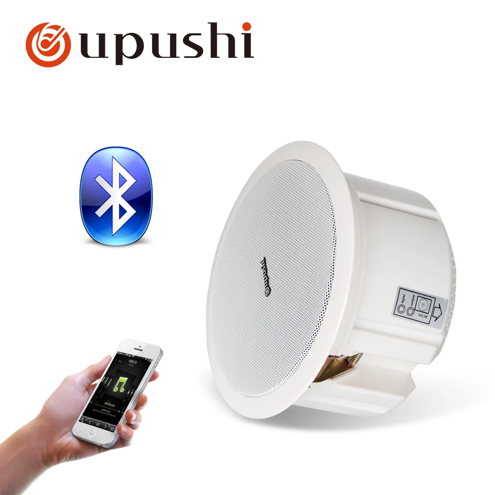 

Потолочные динамики Oupushi с поддержкой Bluetooth, 6,5 дюйма, 10 Вт, для дома, ресторана, кафе