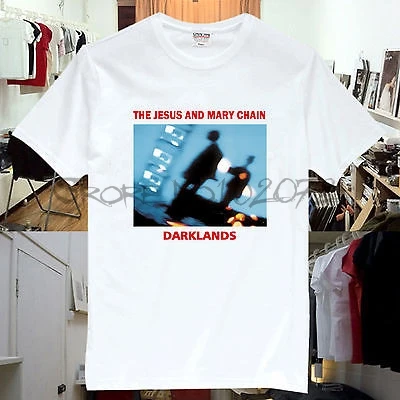 Брендовые мужские футболки с изображением цепочки Иисуса и Мэри Darklands рок ободок