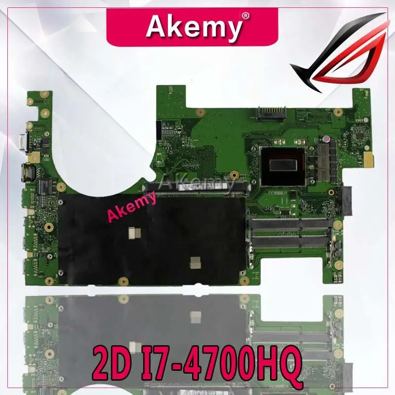 Akemy G750JX материнская плата для ноутбука For Asus G750JW G750JH G750J G750 тест оригинальная 2D I7