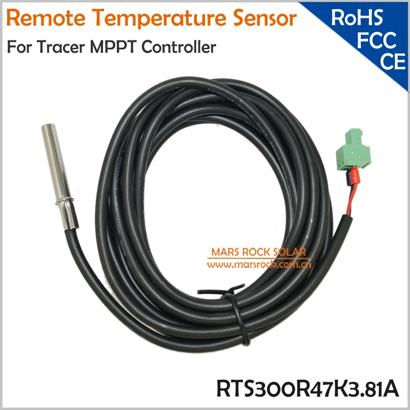 Удаленный Температура Сенсор для Tracer MPPT Контроллер заряда|solar temperature controller|temperature