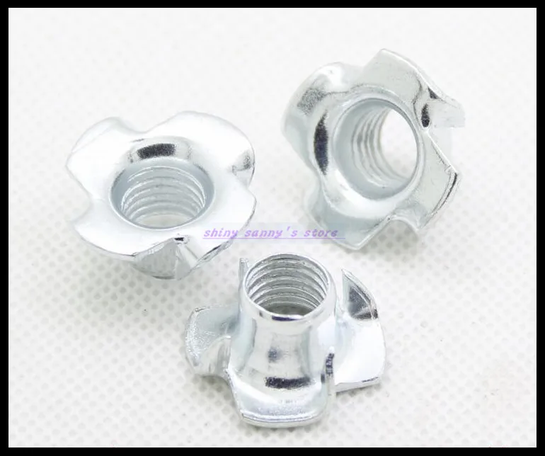 Метрическая резьба цинкованная сталь Т образные гайки Слепые Гайки 4 зубца