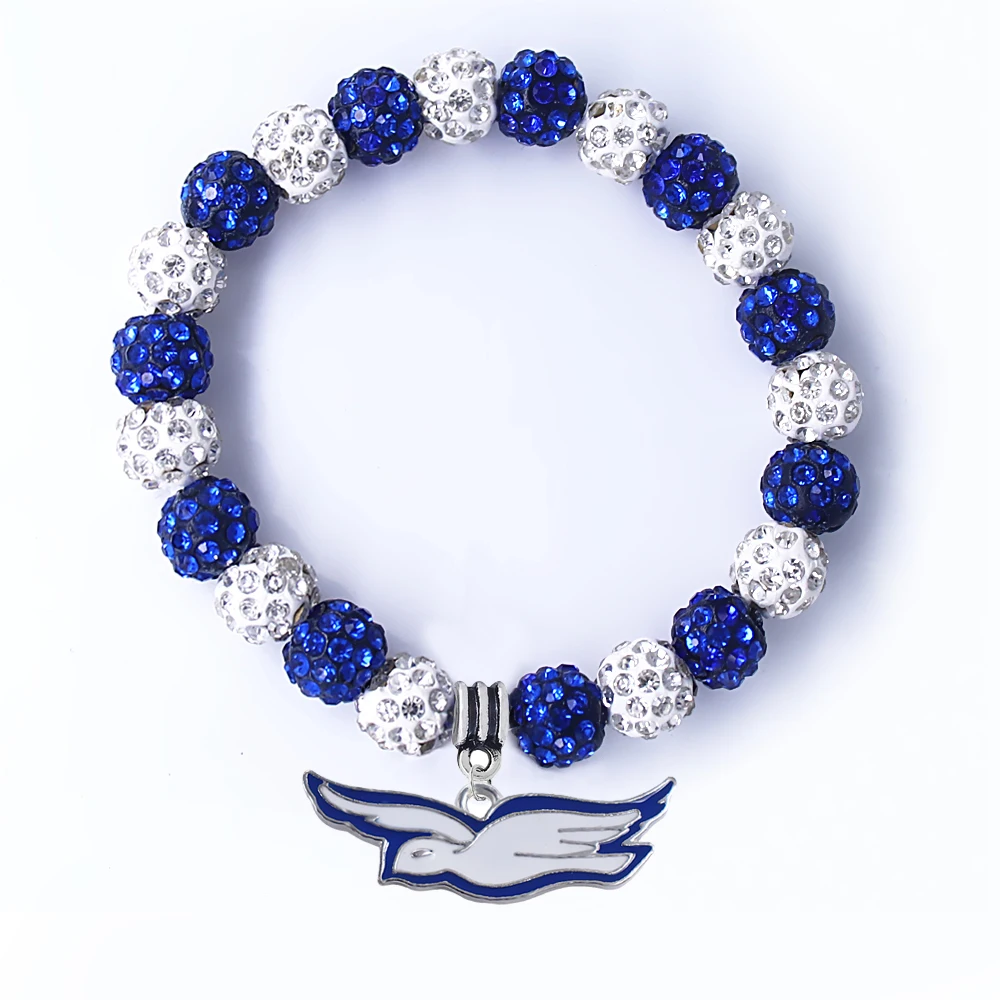 Новый модный цветной браслет shampala ZETA PHI BETA кулон в виде голубя с греческими