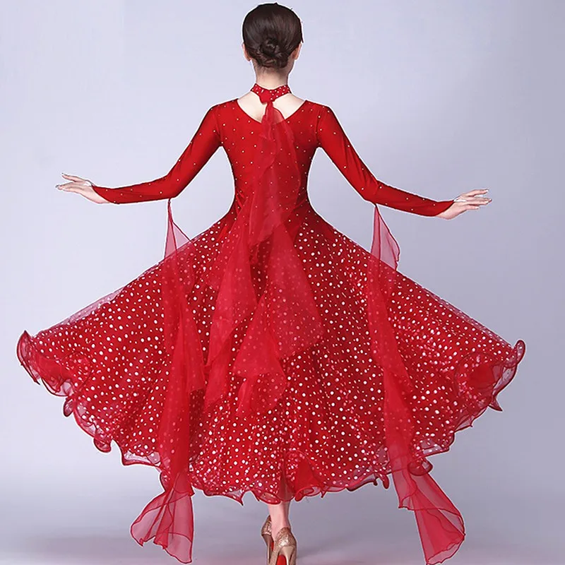 Стандартный бальный танец платье бахрома Венский вальс для детей бальное Вальс