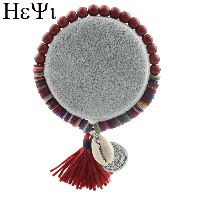 2018 богемное стильное пляжное покрытие медная пластина шаблон кулон браслет