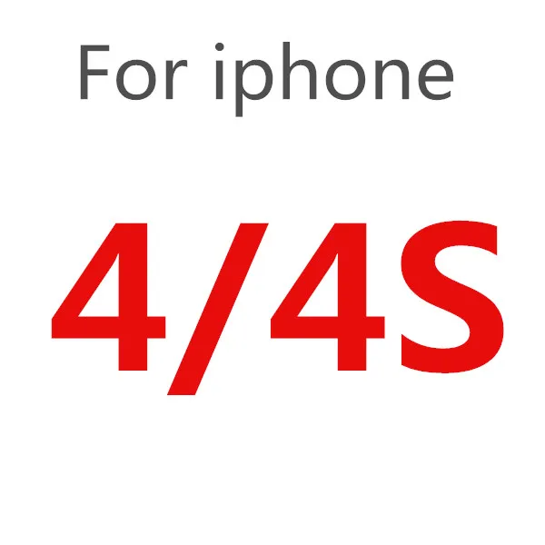 for iphone 4 4s 10 шт. закаленное стекло для iphone 7 Plus 8 6 6s 5 5S 5c SE 4 4S 9H Взрывозащищенная защитная пленка для экрана для iphone X XR XS MAX - Цвет: for iphone 4 4s