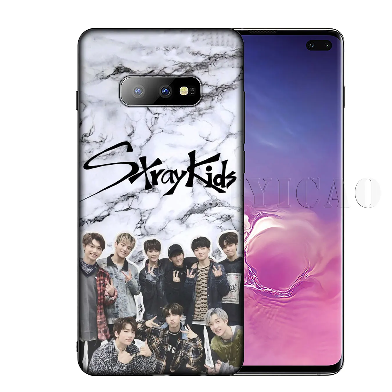 Мягкий силиконовый чехол для телефона IYICAO Stray Kids kpop Samsung Galaxy S20 Ultra S10 Lite S9 S8 Plus S6 S7 Edge