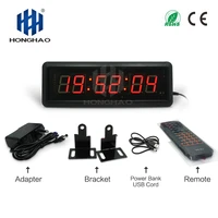 honghao remote control led countdown timer time clock game timer for sports race