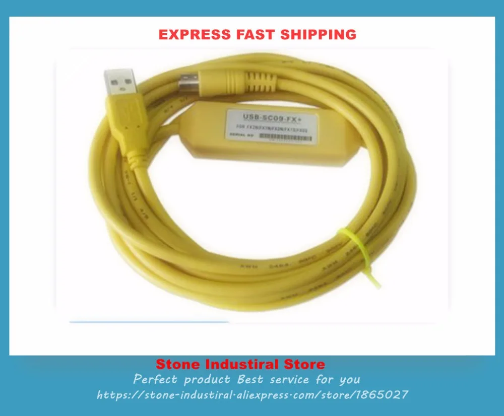SC09 FX кабель для FX1N 2N 1S 3U серии PLC программирования USB загрузки Кабели к RS422 адаптер