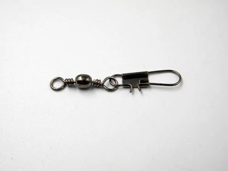 Enjort 20pcs Stainless steel swivels interlock snap fishing lure tackles winter gear accessories Connector copper swivel | Спорт и