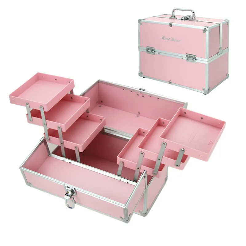Креативный профессиональный косметический чехол многослойная складная коробка