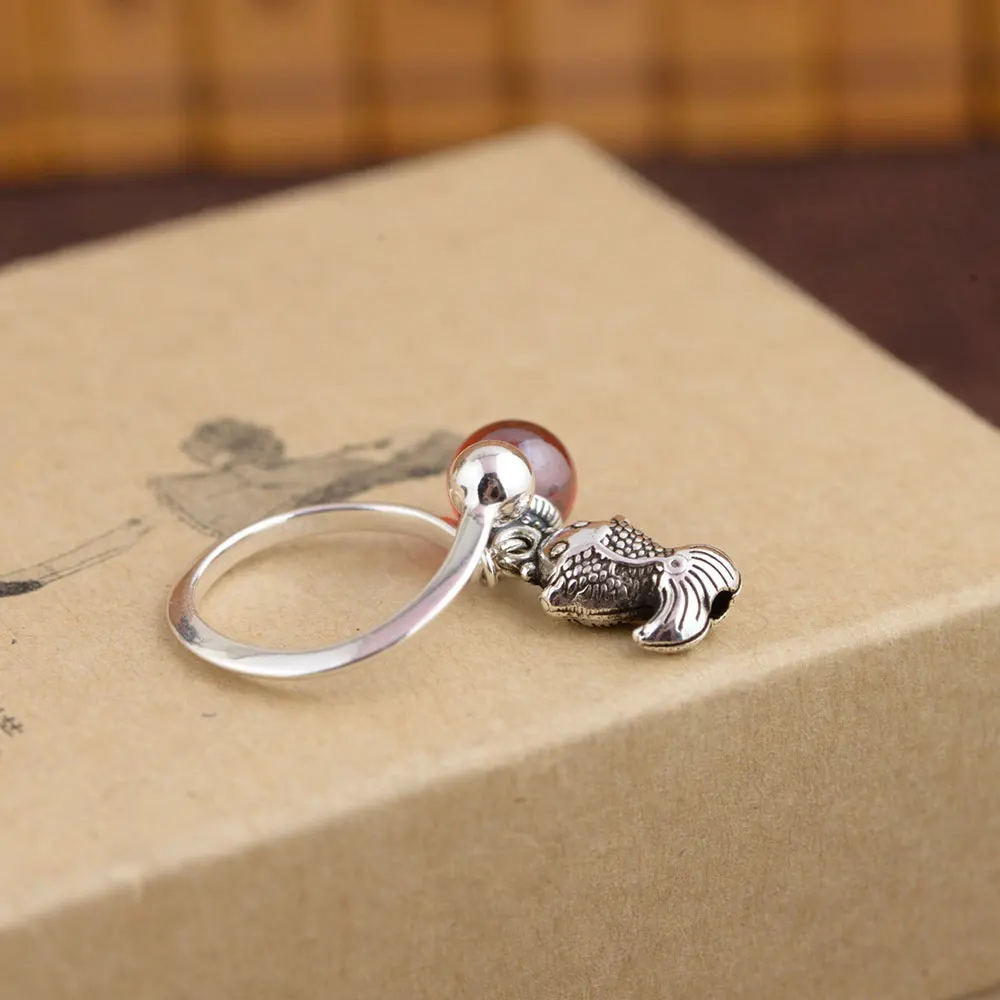 Женское кольцо из серебра 925 пробы с фианитом регулируемый размер|thai silver ring|rings for