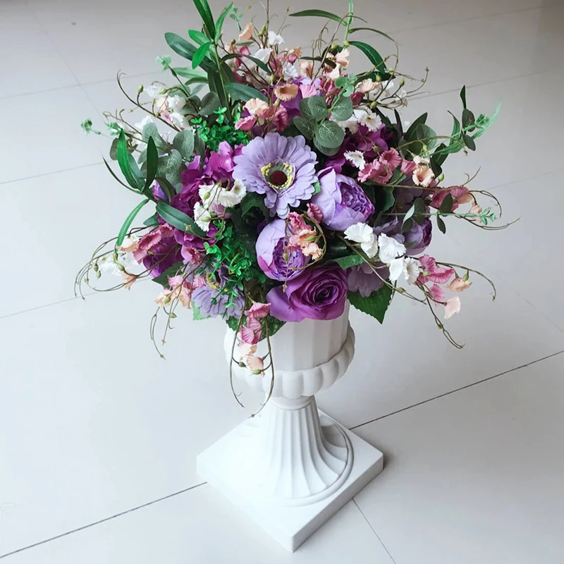 декор для домаЦветы искусственные Новая свадебная дорога свинцовый цветок арт Sen