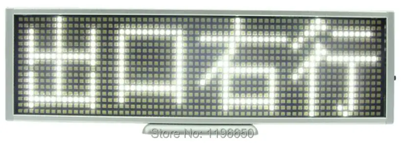 USB показать вам имя на стол светодиодные настольные бейдж с Iboard программное