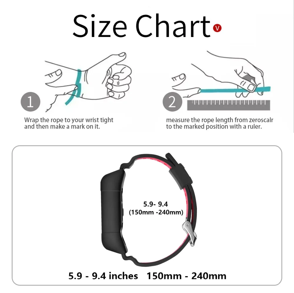 Силиконовый ремешок Для Amazfit Cor 2 Band A1712 браслет браслет регулируемый размер Запасной браслет Амазфит Бэнд 2 аксессуары