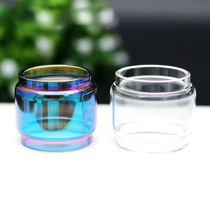 2 шт./лот 1 Радуга + Прозрачная сменная лампа для электронной сигареты стеклянная