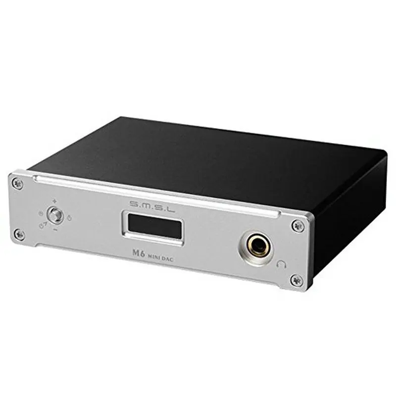Старый SMSL M6 Hi-Fi ЦАП AK4390 PCM 32 бит/384 кГц цифро-аналоговый преобразователь с усилителем для наушников RCA 6,35 мм разъем выход