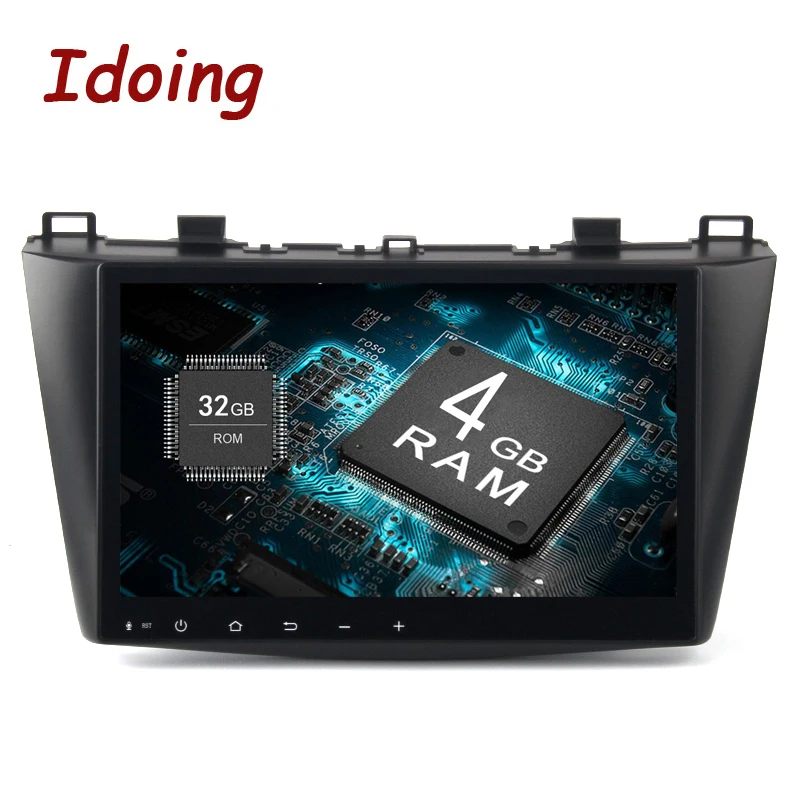 Idoing 1Din 9 дюймов Android8.0 автомобильный мультимедийный плеер Fit Mazda 3 2010-2012 Octa core