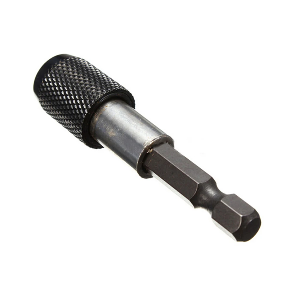 

1PCS Electric Drill Bit Holder 60mm Magnetic Quick Release Screwdriver Bit Holder 1/4 Hex Shank Power Tool Drill Accessories