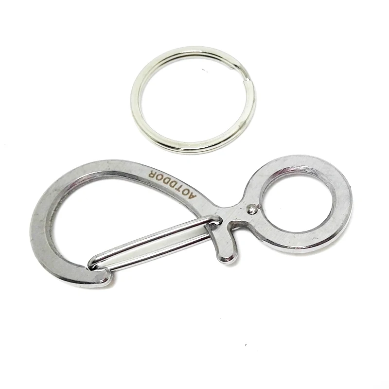 H934 открытый многофункциональный брелок из нержавеющей стали в форме сердца