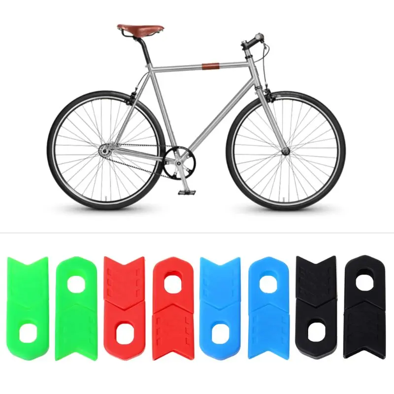 1 комплект силиконовые защитные чехлы для коленчатого вала велосипеда|Шатун и