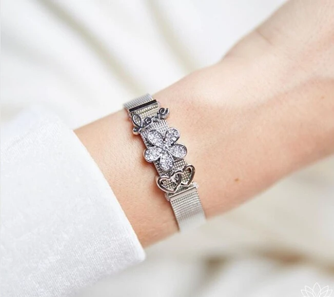 Ювелирные изделия Somsoar Переплетенные двойные сердца скользящие подходящие для