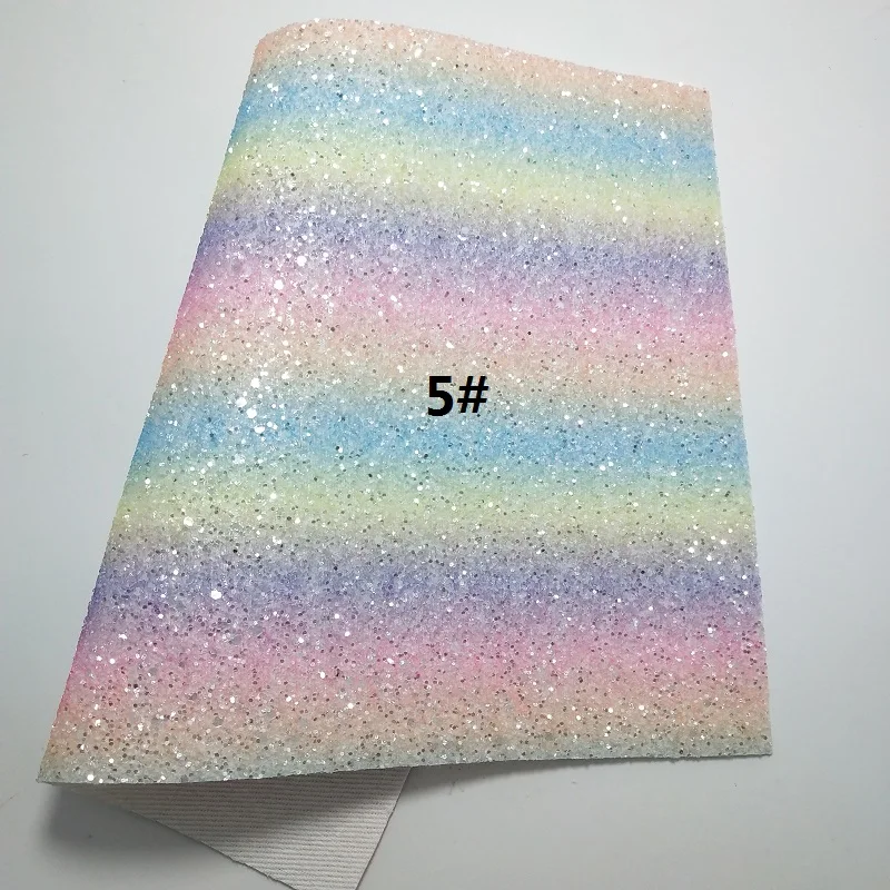 5 1 шт. 21X29 см синтетический Letaher, Cuero Sintetico Rainbow с эффектом блестящей кожи для изготовления бантов аксессуары S202B - Цвет: 5