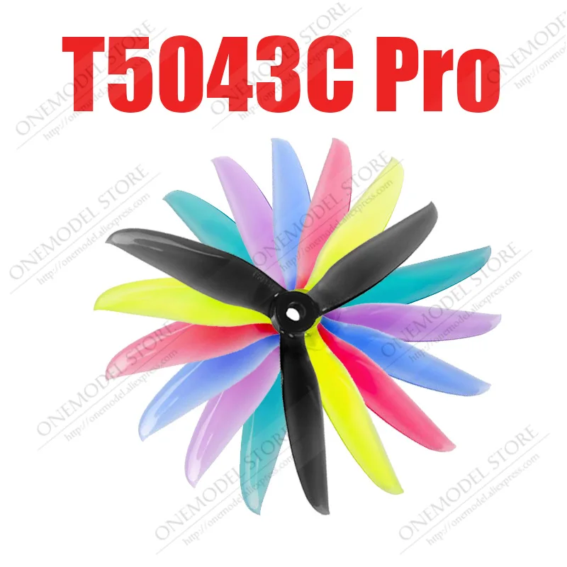 2 пары пропеллеров Dalprop Cyclone T5043C Pro 5043 3 лезвия 5x4 CW CCW Для RC Quadcopter drone racing для