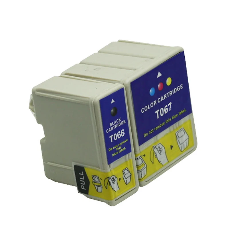 Совместимый с T067 T066 чернильный картридж для принтера epson c48 2 шт.|ink cartridge|ink cartridge for