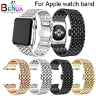 Ремешок для apple watch band 42 мм38 мм44 мм40 мм, металлический браслет для iwatch series 4321