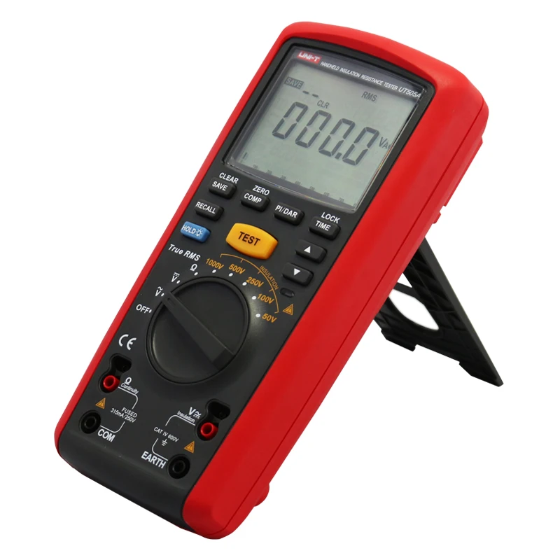 UNI-T UT505A 1000 в цифровой Ручной True RMS мегомметром Измеритель сопротивления изоляции тестер мультиметр Ом Вольтметр Мегаомметр