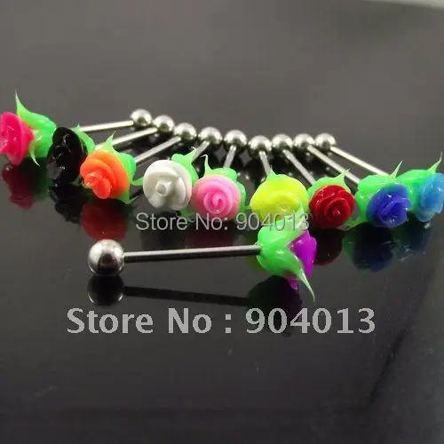 1 шт. 14 г бесплатная доставка кольцо из нержавеющей стали в виде Розы с сердечками