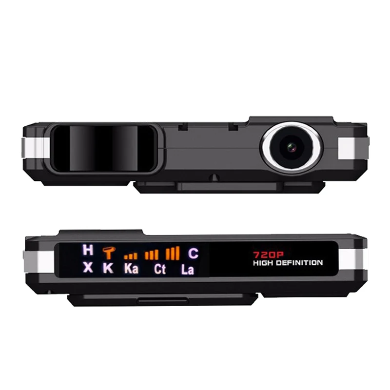 360 Degree Full Band K Ka X Anti Police Speed Gun English/Russian Voice HD 720p 2 In 1 Dash Camera Radar Detector with Car Dvr | Автомобили