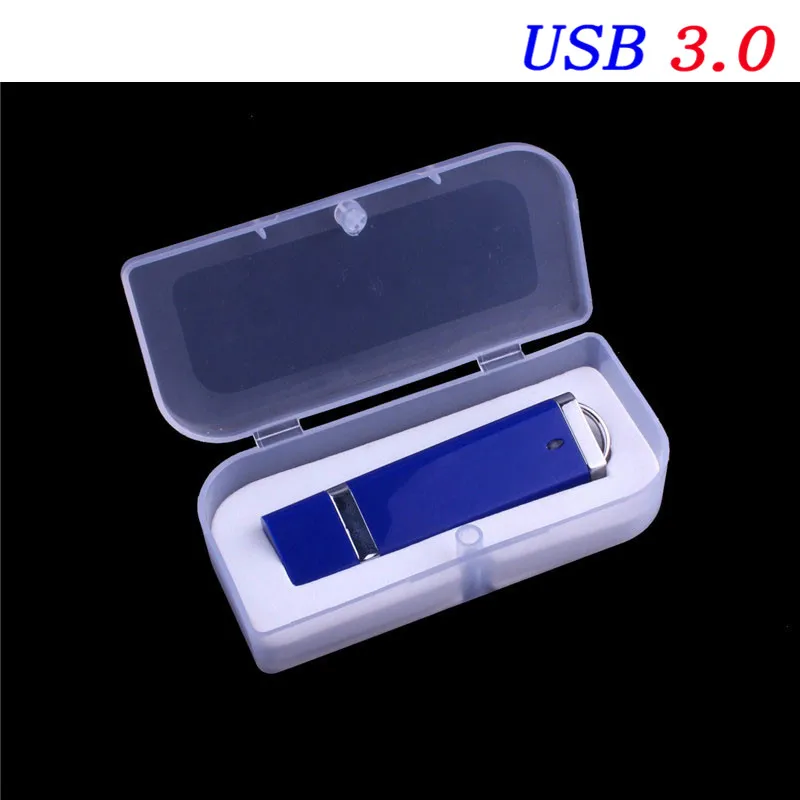 blue usb with box JASTER USB 3,0 пластиковая зажигалка форма usb флеш-накопитель мини-флешка 4 ГБ 8 ГБ 16 ГБ 32 ГБ 64 Гб 128 Гб карта памяти флеш-накопитель - Цвет: blue usb with box