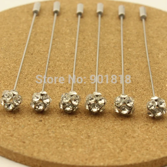 10 шт./лот см в длину большая кристальная длинная брошь для ювелирных изделий